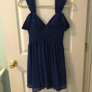 Royal Blue Open Shoulder Dress from Lulu’s